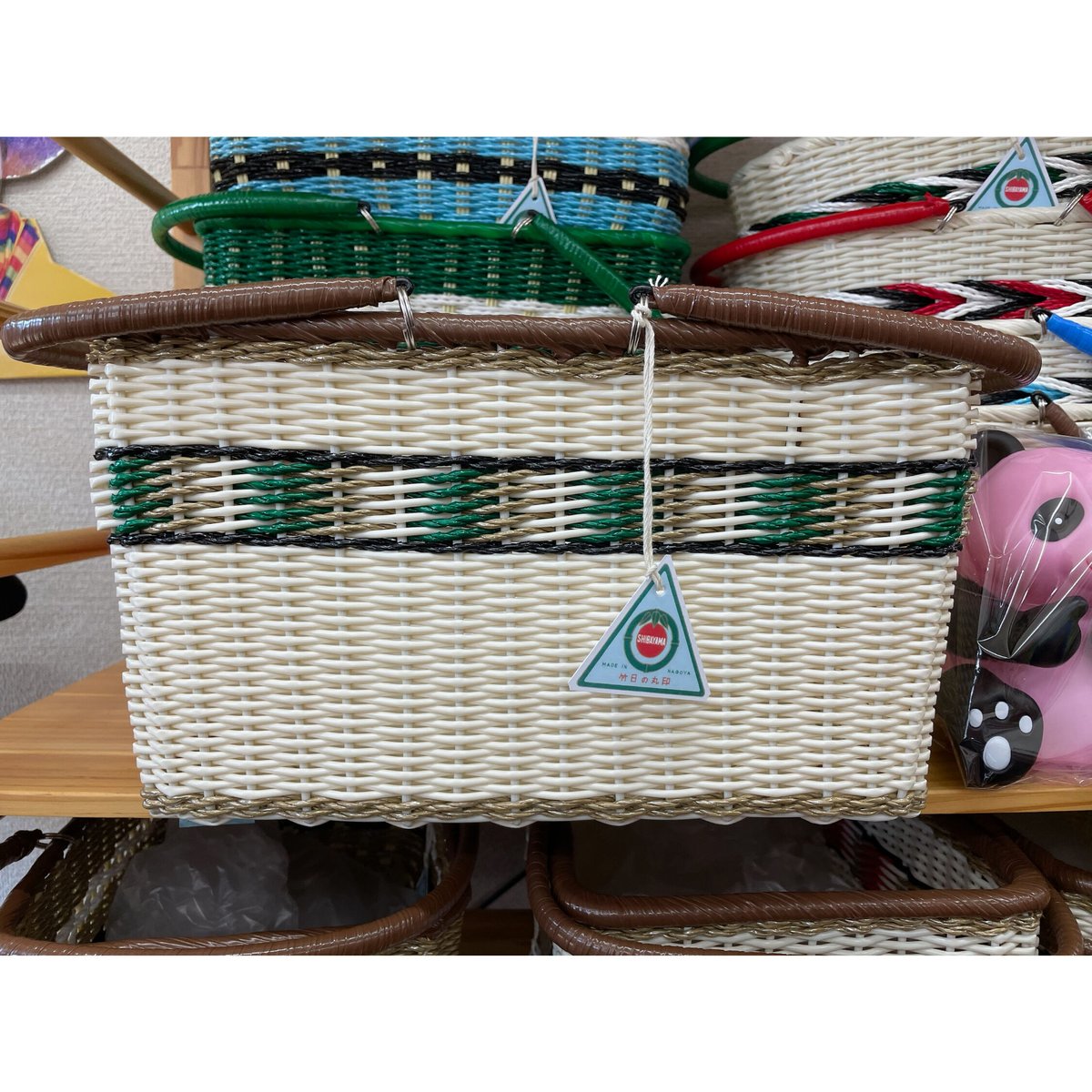 ナポリ」 昔ながらの買い物かご 【竹日の丸印】 | sweetfish