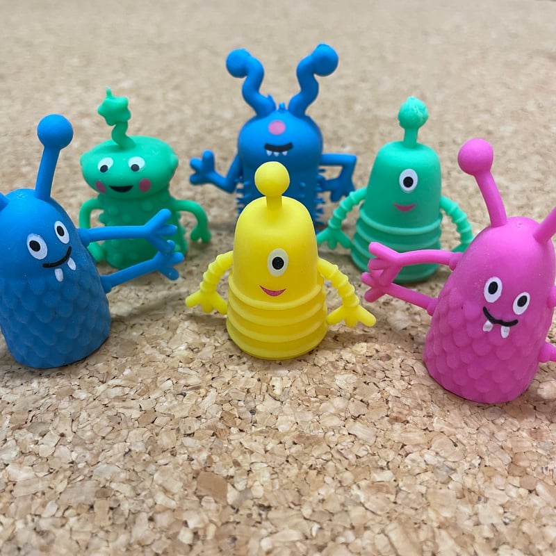 あんまり怖くないモンスター指人形！【ビロビロモンスターフィンガー