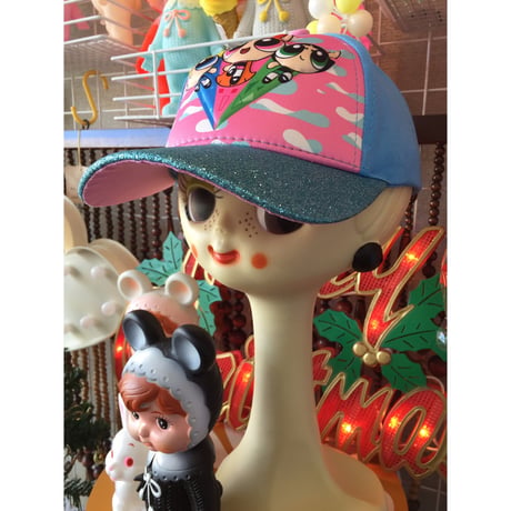パワーパフガールズ 　キッズ　キャップ　帽子　デッドストック