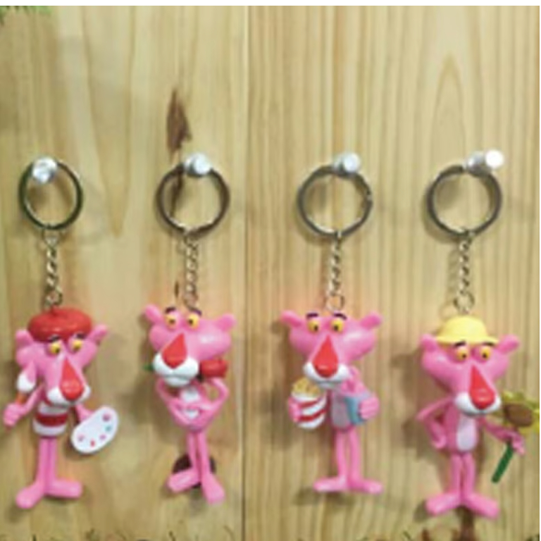 コスプレパンサーいかがですか？【ピンクパンサーPVCキーチェーン