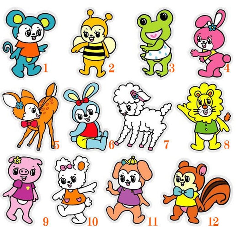 それいけ!レトロちゃん ミニビニールステッカー 24種類 | sweetfish