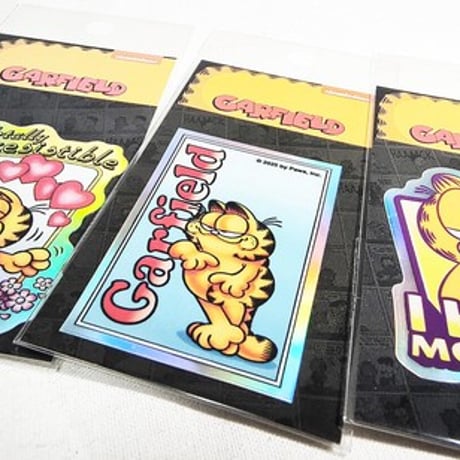ガーフィールドのキラキラステッカー【GARFIELD STICKER　ホログラム】