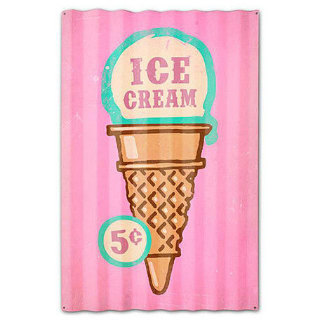 スチールサイン アイスクリーム ICECREAM 看板 | sweetfish