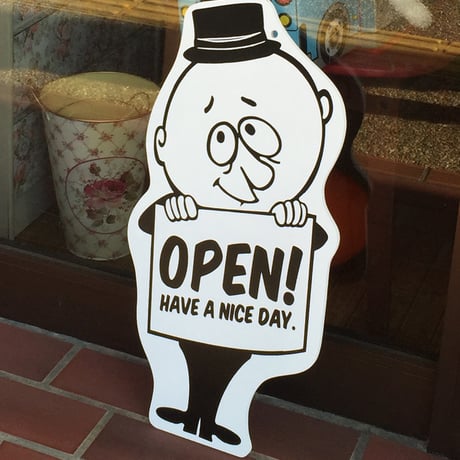 American Plywood Sign Burgie　看板　OPEN＆CLOSE