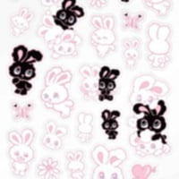 透明シール　foxy illustrations　【CREATORS CIRCUS】