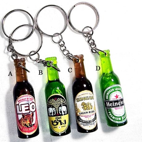キーホルダー【BEERボトルキーチェーン】
