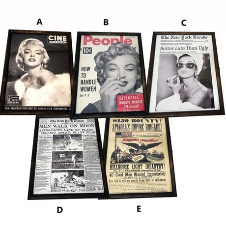 ナチュラルテイストの額に入ったレトロな絵が雰囲気抜群！【ピクチャーフレーム】Part 2