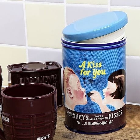 ハーシーズ　HERSHEY’S 　キッシング キッズ 　キスチョコ　キャニスター　デッドストック