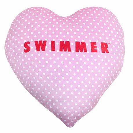 【SWIMMER】ダイカットクッション　SWIMMERレトロハート
