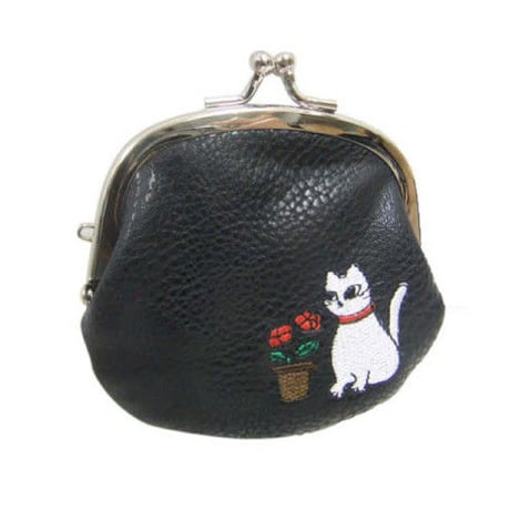 ゆるい猫ちゃんの　がま口財布　CAT Purses