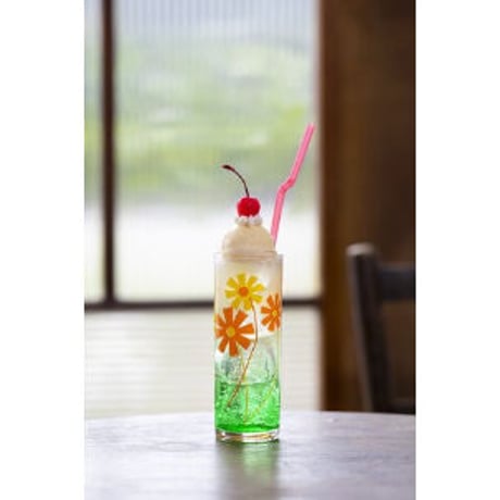 アデリアレトロ　 280ml 　ゾンビーグラス