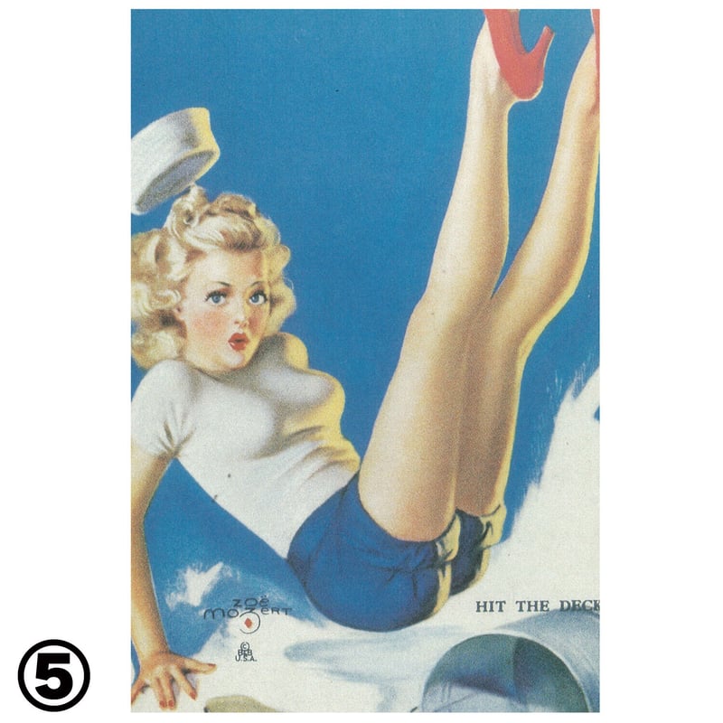 ピンナップガール ポストカード デッドストック | sweetfish
