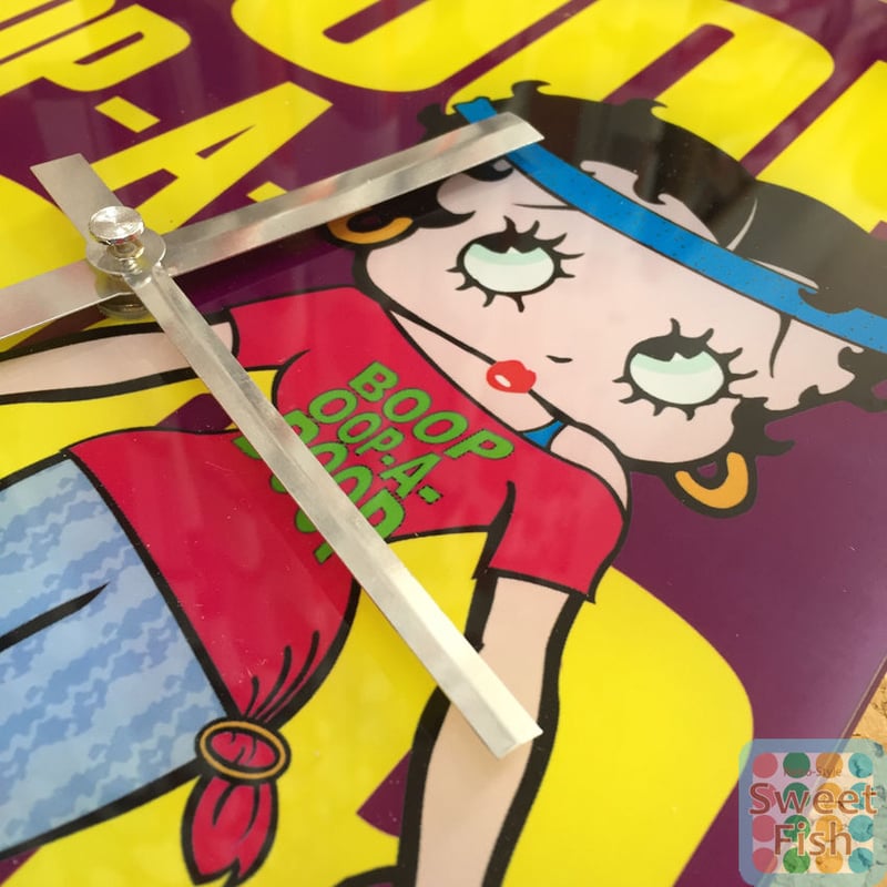 ベティちゃん ガラス時計 Betty Boop Glass Crock | sweetfish