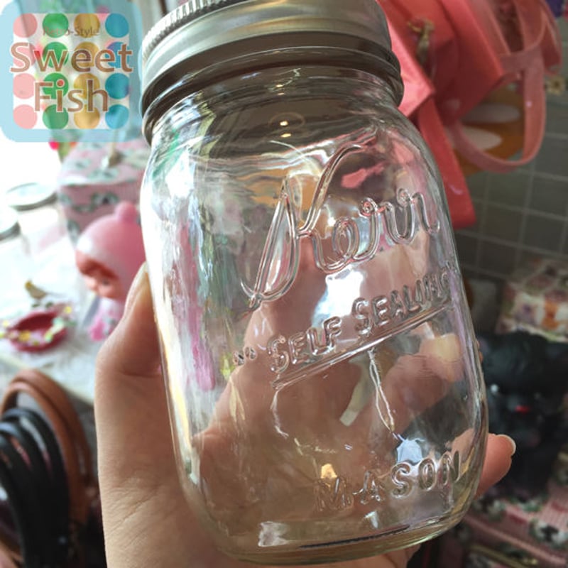 新品未使用　kerr社 メイソンジャー9個 メイソンジャー レギュラーマウス Kerr社 MASON JAR | sweetfish
