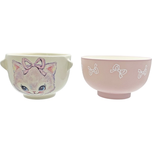 新品　スイマー　汁椀 茶碗 セット　キャミー　猫　ねこ　ネコ　キャット Amazon｜サンアート 「 SWIMMER 」 キャミー ミニ 汁椀 茶碗 食器