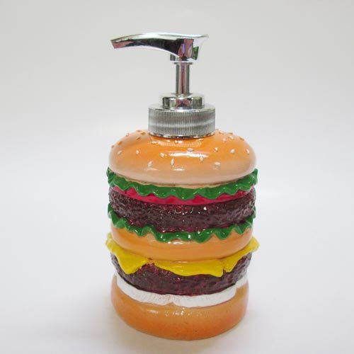 ソープディスペンサー ハンバーガー・ドーナツ ソープボトル | sweetfish