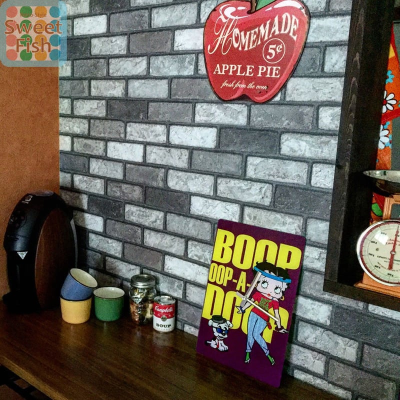 ベティちゃん ガラス時計 Betty Boop Glass Crock | sweetfish