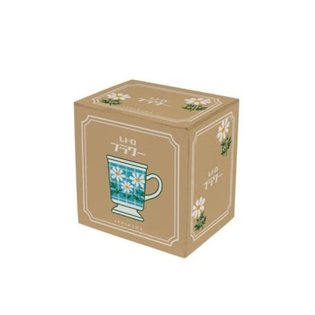 レトロフラワー　マグカップ　箱あり