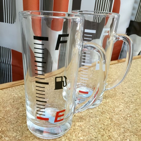 ガソリンメータービアグラス　BEER GRASS　日本製　ビールジョッキ