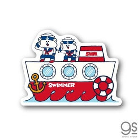 SWIMMER 　キャラクターステッカー　スイマー
