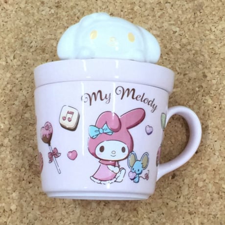 【サンリオ】　ラテアートマグ　フタ付き　マグカップ