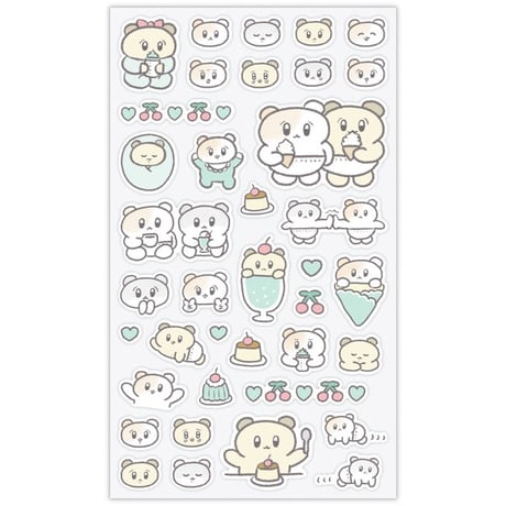 ステッカーショーケース oroninet 赤ちゃんハムスター【シール】