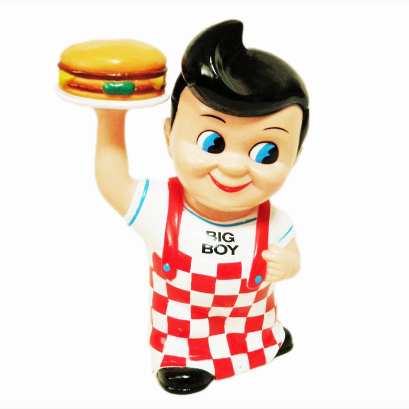 Big Boy ソフビバンク ビッグボーイ ハンバーガー持ち 【貯金箱