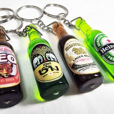 キーホルダー【BEERボトルキーチェーン】