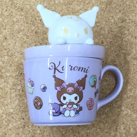 【サンリオ】　ラテアートマグ　フタ付き　マグカップ