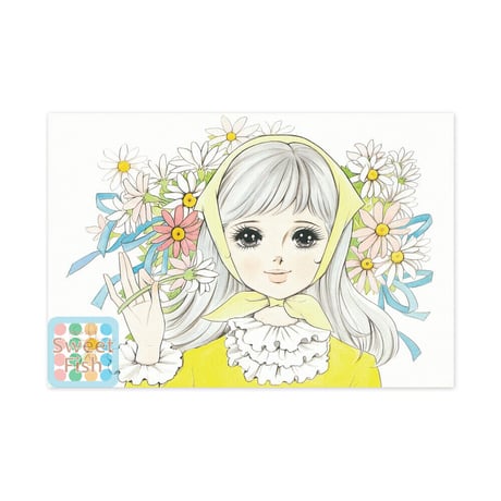 【花村えい子】ポストカード　日本製