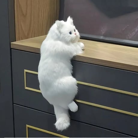 かわいいぬいぐるみ　ぶらさがり猫