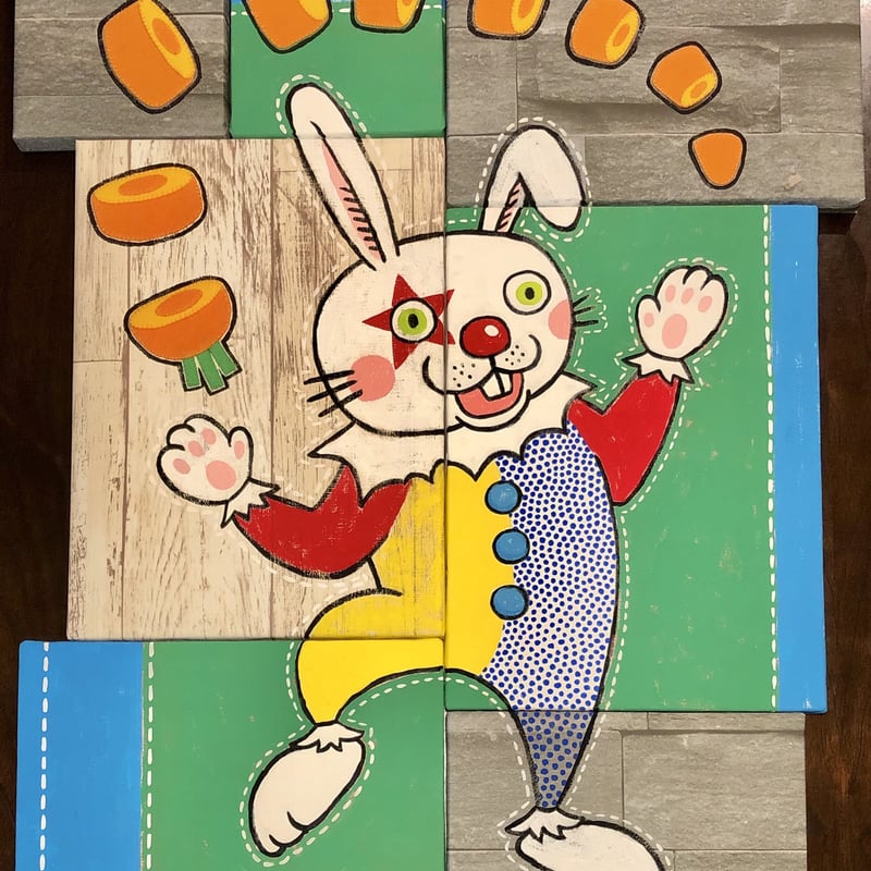 うさぎピエロのジャグリング | Color Factory