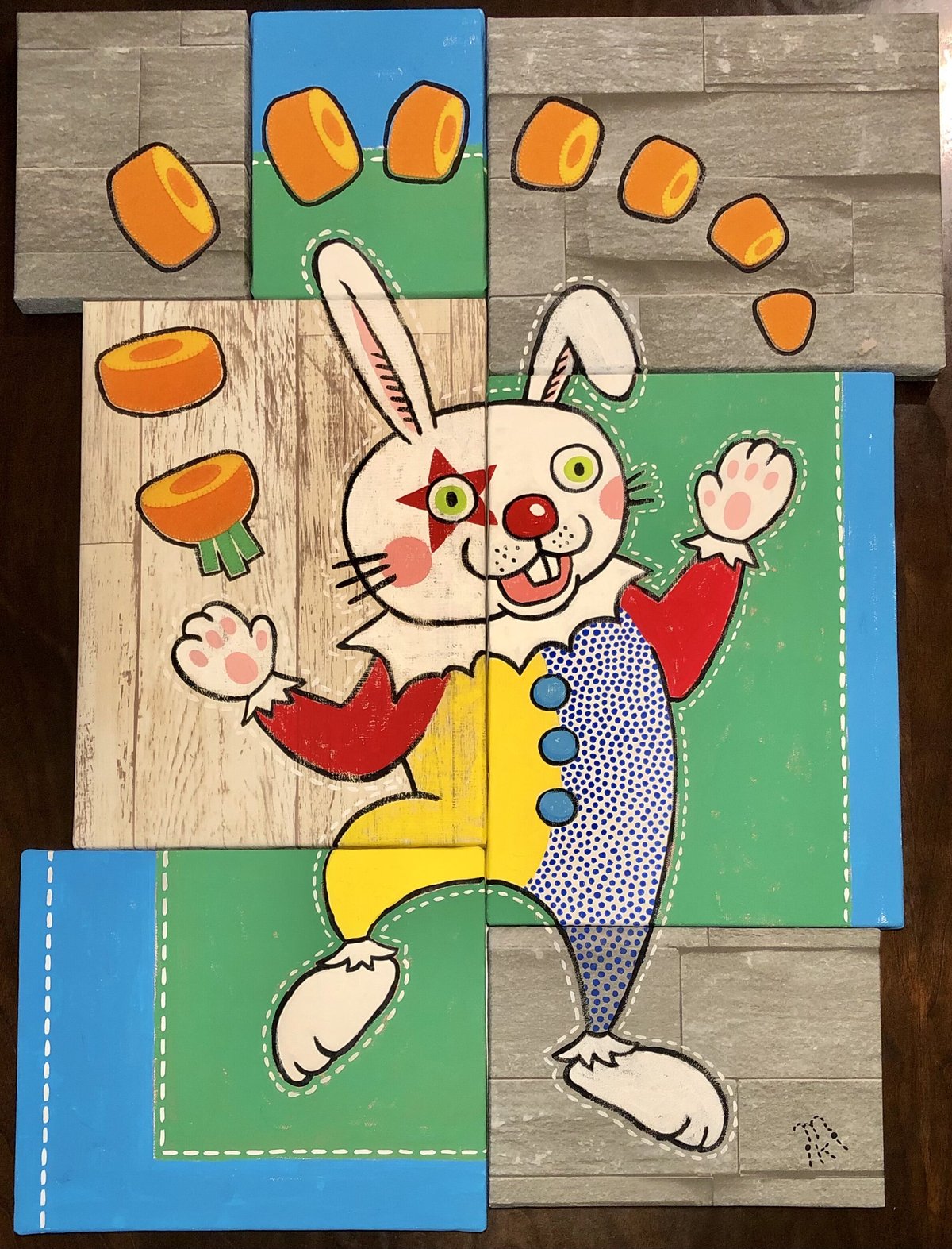 うさぎピエロのジャグリング | Color Factory