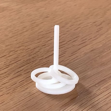 ring toss egg stand