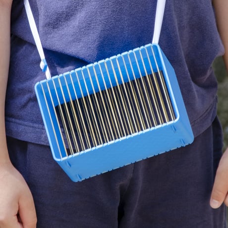 輪ゴムの虫かご rubber band insect cage