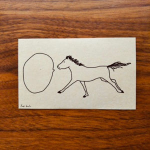 馬語メッセージカード・ミニ Assorted | カディブックス