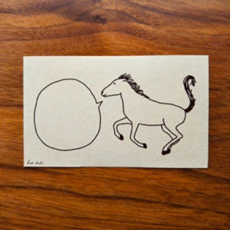 馬語メッセージカード・ミニ Assorted | カディブックス