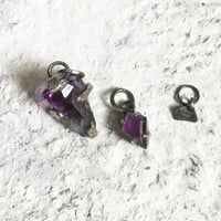 アメジストのチャーム　２個セット