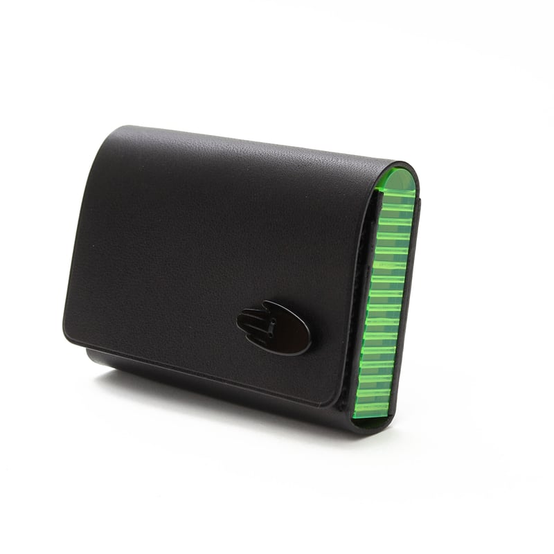 レザー×アクリル カードケース /黒 | sekiyumi shop