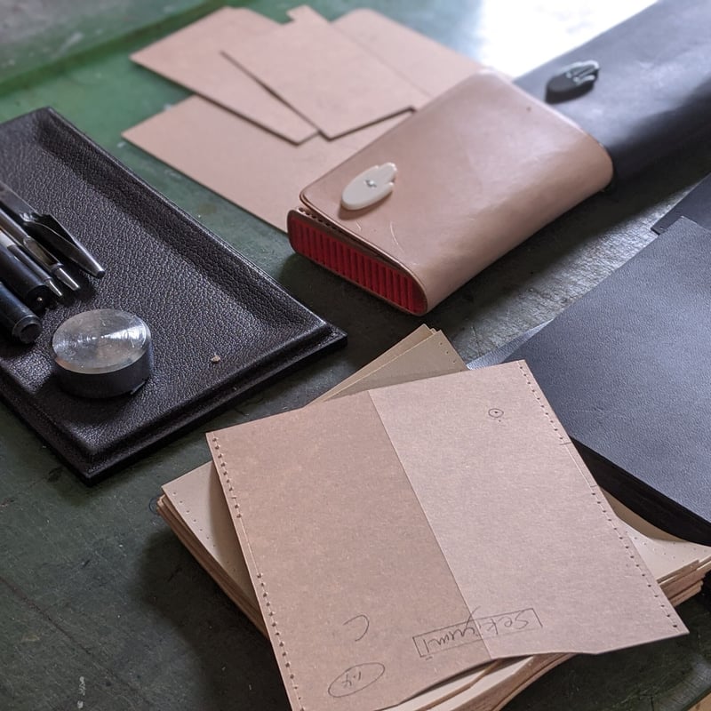 レザー×アクリル カードケース /黒 | sekiyumi shop