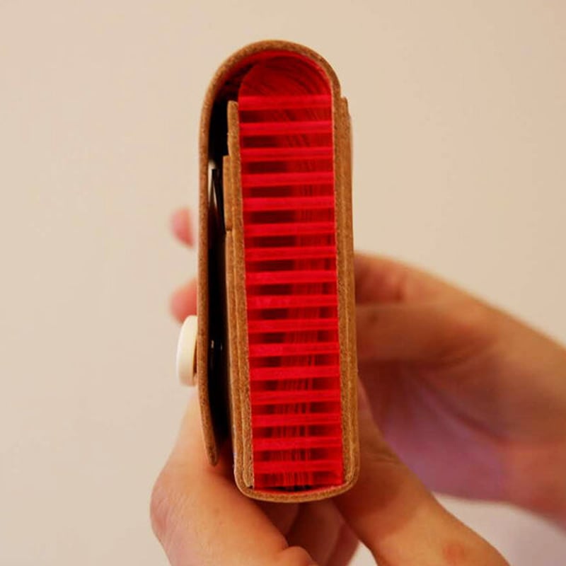 レザー×アクリル カードケース /黒 | sekiyumi shop