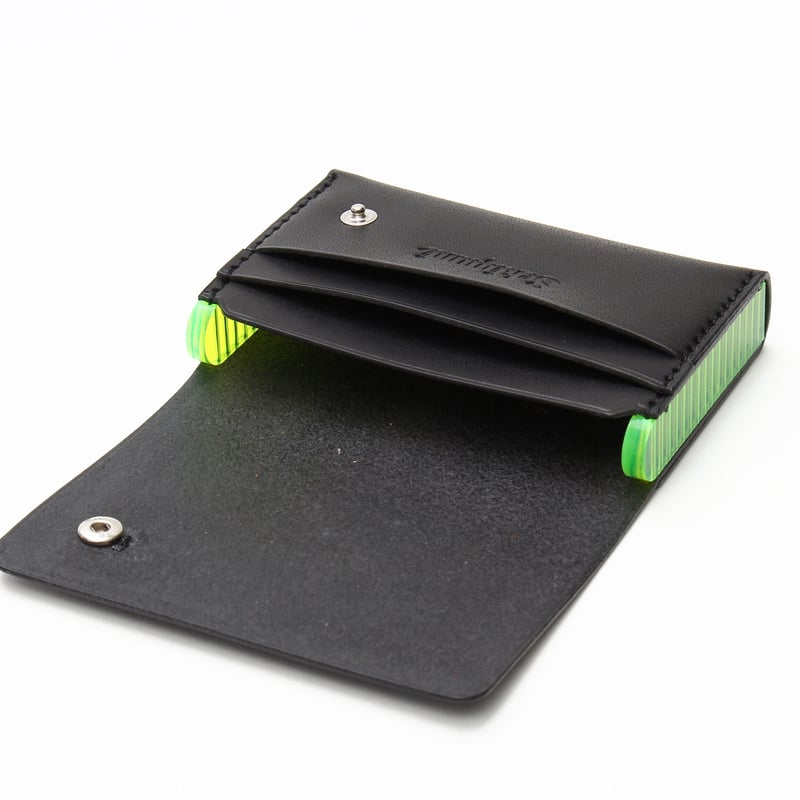 レザー×アクリル カードケース /黒 | sekiyumi shop