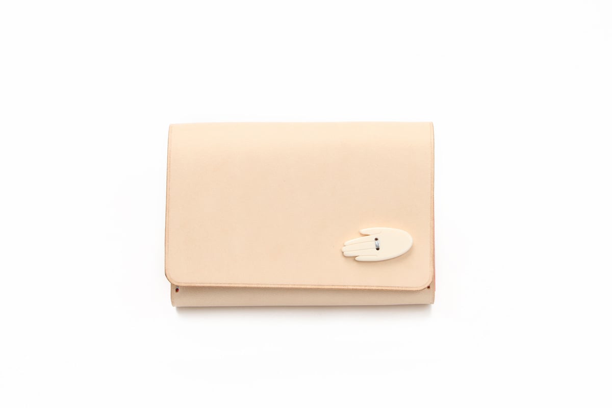 レザー×アクリル カードケース /ナチュラル | sekiyumi shop
