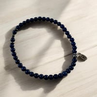 ラピスラズリ•ヘマタイト　パワーストーンブレスレット