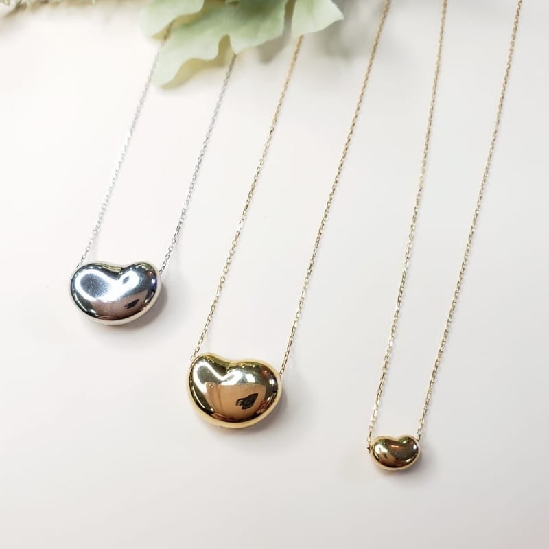750(K18)ビーン型 ネックレス TIFFANY&Co. ティファニー ビーン ネックレス 18金 K18イエロー