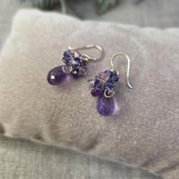 キャンデーシリーズ　アメジストピアス