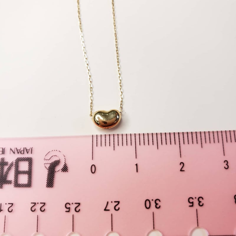 K18 Baby そら豆ネックレス | Piccolo Cao's