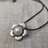 ピンクパールお花ペンダントブローチ