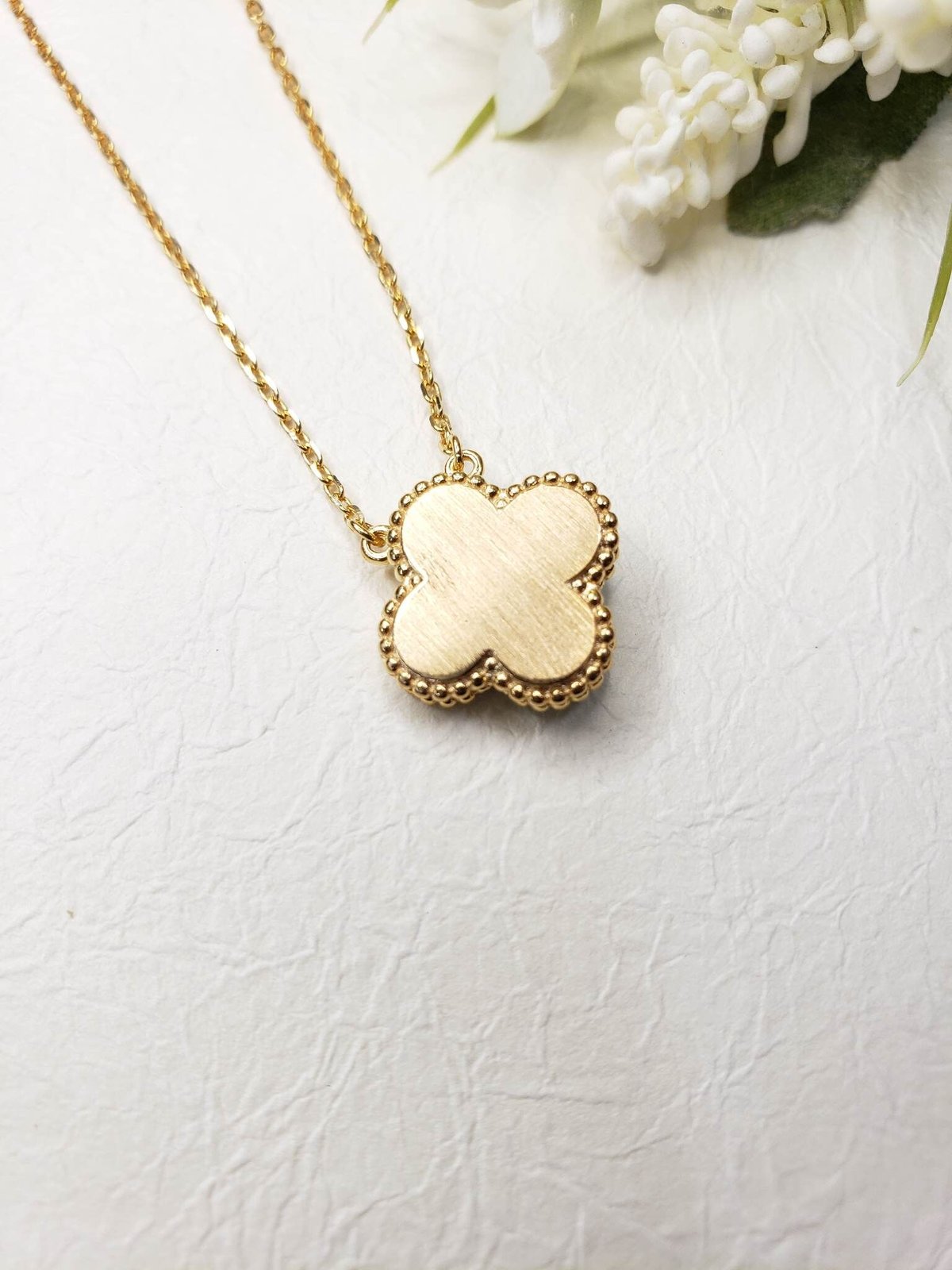 幸せを呼ぶクローバーネックレス・ターコイズ | Piccolo Cao's