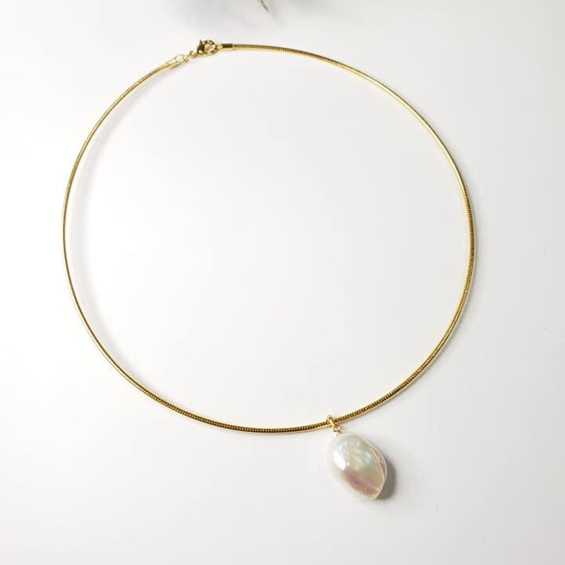 田崎真珠 18K オメガネックレス 田崎真珠 18K オメガネックレス TASAKI - TASAKI マベパール オメガ